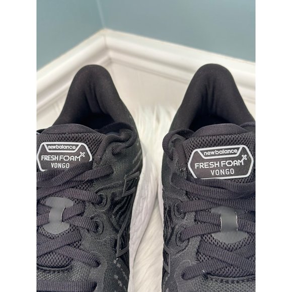 New Balance Men's 11 2E WIDE Fresh Foam X Vongo V5 Running Shoe Black - Picture 3 of 15